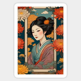 Nature asian girl Sticker